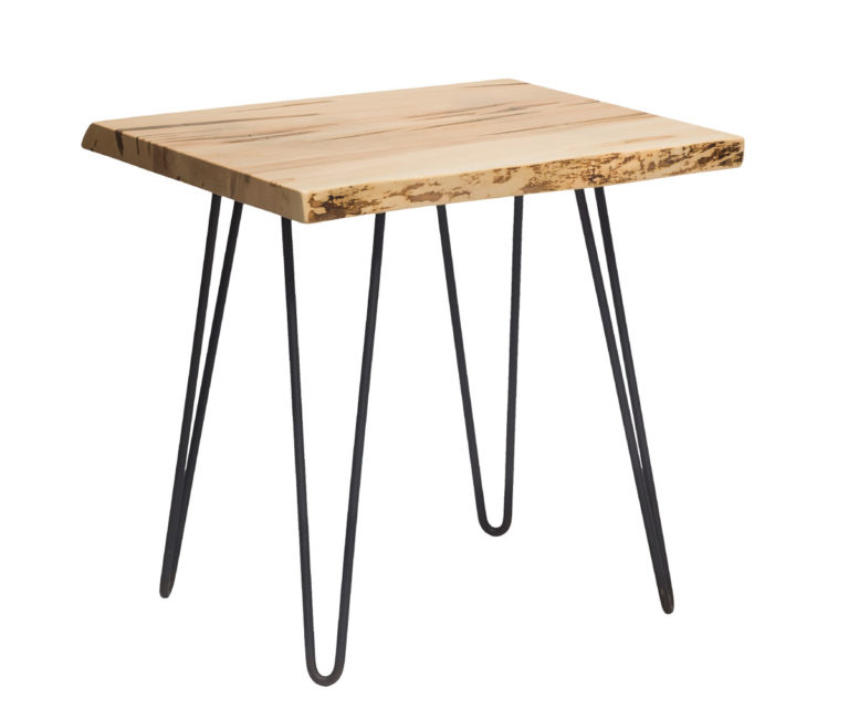 Live Edge Hairpin End Table Barkman Furniture