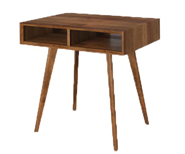Barkman London end table in brown maple