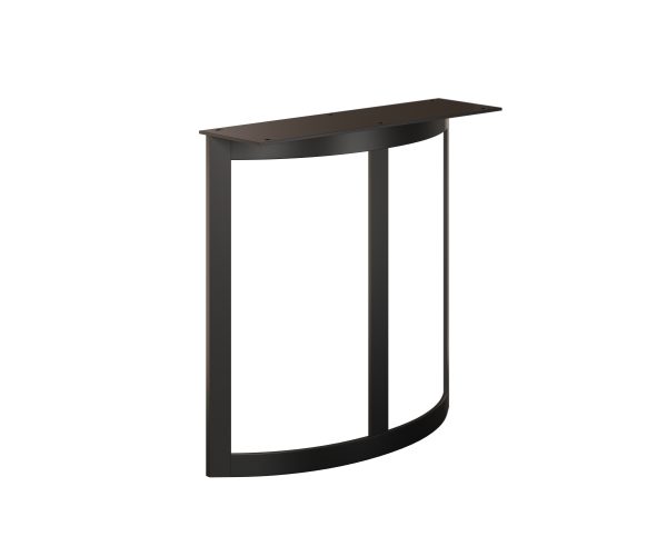 Barkman steel crescent dining table base