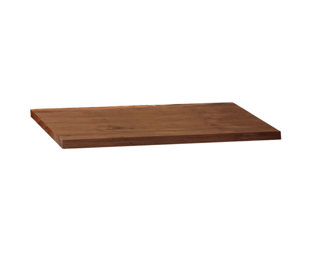 Straight Edge Rustic Walnut Table Top Barkman Furniture
