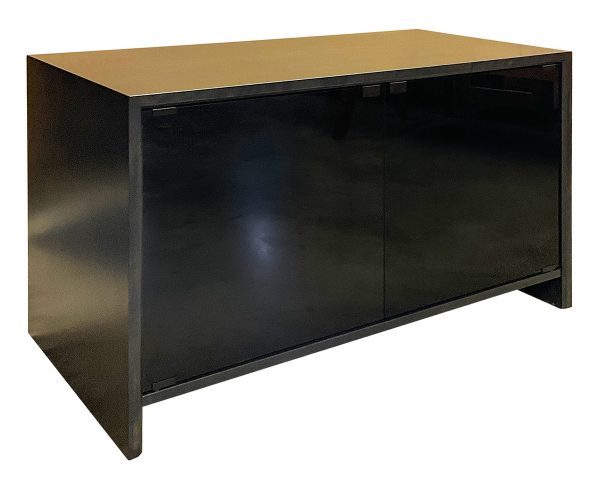 Custom AV Cabinet with tinted glass