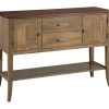 Barkman Astoria Server in Grey Elm & Brown Maple