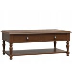 Barkman Shelby Coffee Table in Brown Maple