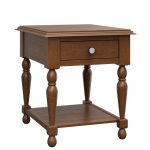 Barkman Shelby End Table in Brown Maple