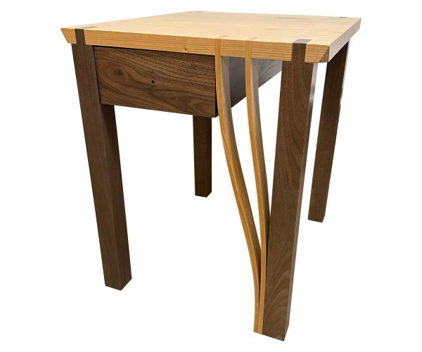 Custom End Table with Bendings
