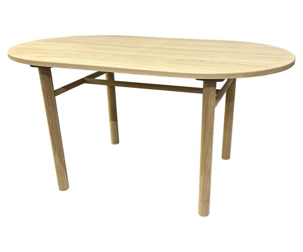 Barkman Furniture custom oval dining table with round legs