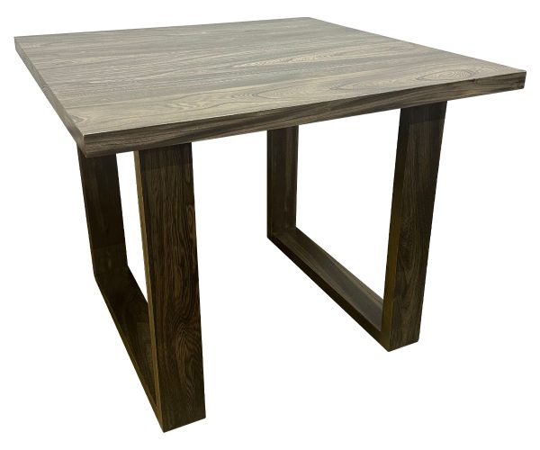 Custom Square End Table in Grey Elm