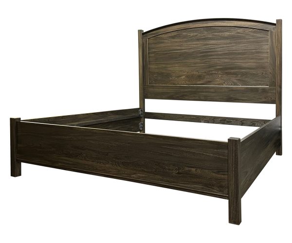 Customized Waterford King bed in Grey Elm.