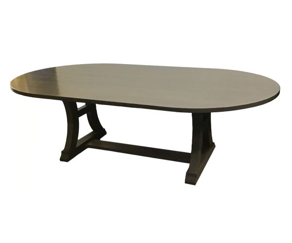Custom Oval Trestle Table #9860