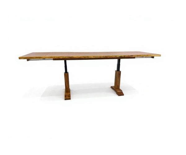 Custom Live Edge Table w/ Company Boards #10735