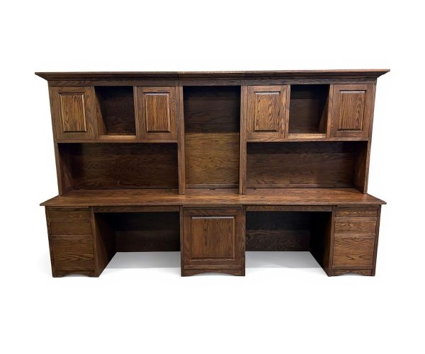 Custom Desk & Hutch #10796